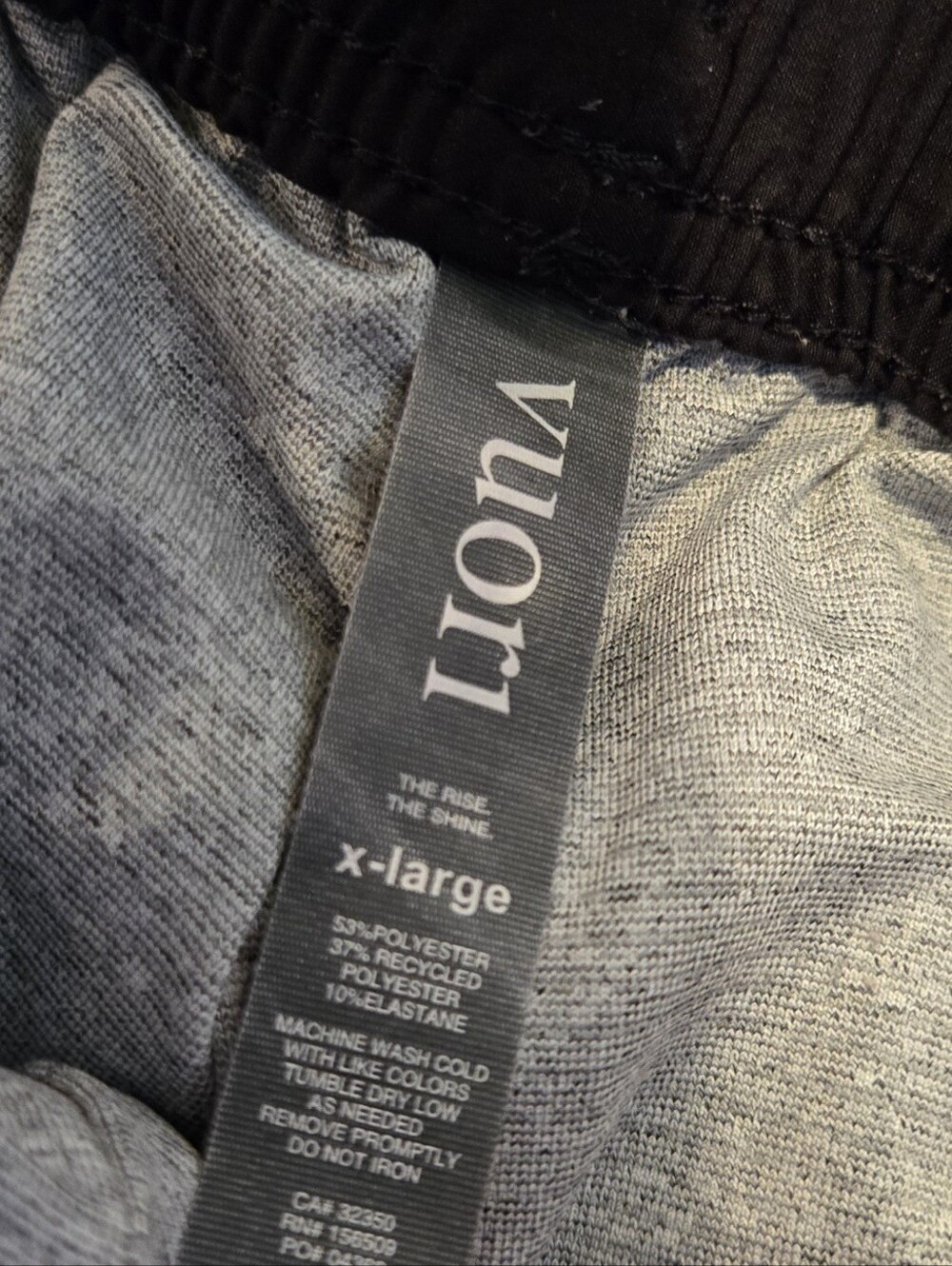 Vuori Shorts  Lined Black Camo Quick Dry Lightweight Size XLarge - Picture 3 of 15